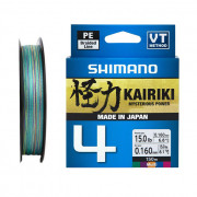 Braid Shimano Kairiki 4 Multicolor 150mt 0,060mm